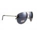 Окуляри захисні Global Vision Aviator-4 (silver mirror), чорні дзеркальні лінзи