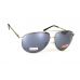 Окуляри захисні Global Vision Aviator-4 (silver mirror), чорні дзеркальні лінзи