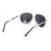 Окуляри захисні Global Vision Aviator-4 (silver mirror), чорні дзеркальні лінзи