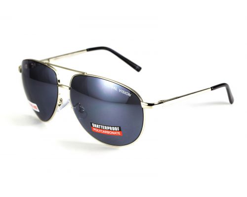 Окуляри захисні Global Vision Aviator-4 (silver mirror), чорні дзеркальні лінзи Окуляри захисні Global Vision Aviator-4 (silver mirror), чорні дзеркальні лінзи