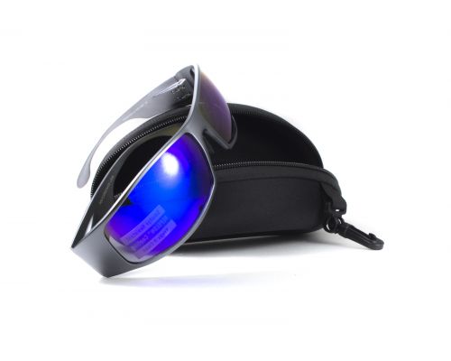 Окуляри захисні Global Vision BAD-ASS-1 GunMetal (G-Tech™ blue) дзеркальні сині в темній металевій оправі Окуляри захисні Global Vision BAD-ASS-1 GunMetal (G-Tech™ blue) дзеркальні сині в темній металевій оправі