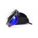 Окуляри захисні Global Vision BAD-ASS-1 GunMetal (G-Tech™ blue) дзеркальні сині в темній металевій оправі