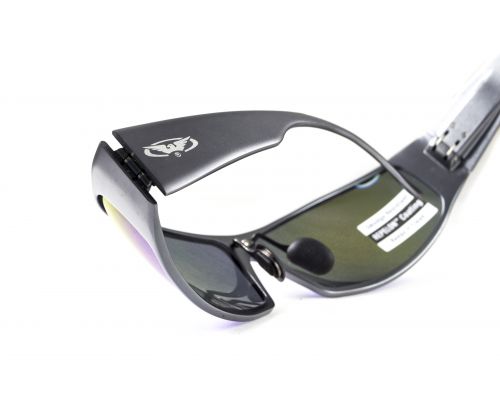 Окуляри захисні Global Vision BAD-ASS-1 GunMetal (G-Tech™ blue) дзеркальні сині в темній металевій оправі Окуляри захисні Global Vision BAD-ASS-1 GunMetal (G-Tech™ blue) дзеркальні сині в темній металевій оправі