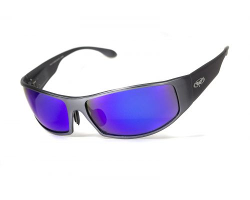 Окуляри захисні Global Vision BAD-ASS-1 GunMetal (G-Tech™ blue) дзеркальні сині в темній металевій оправі Окуляри захисні Global Vision BAD-ASS-1 GunMetal (G-Tech™ blue) дзеркальні сині в темній металевій оправі