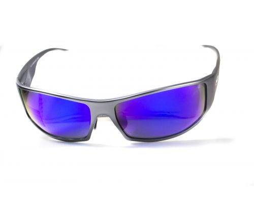 Окуляри захисні Global Vision BAD-ASS-1 GunMetal (G-Tech™ blue) дзеркальні сині в темній металевій оправі Окуляри захисні Global Vision BAD-ASS-1 GunMetal (G-Tech™ blue) дзеркальні сині в темній металевій оправі