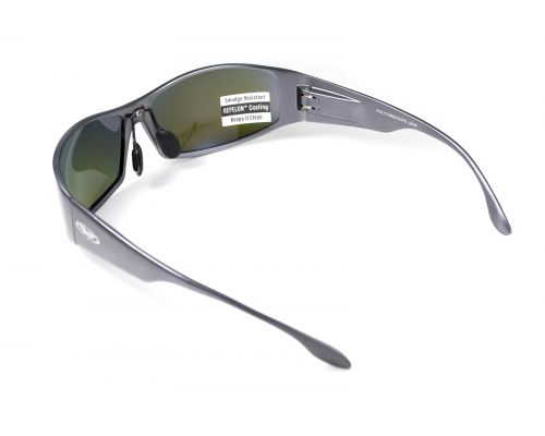 Окуляри захисні Global Vision BAD-ASS-1 GunMetal (G-Tech™ blue) дзеркальні сині в темній металевій оправі Окуляри захисні Global Vision BAD-ASS-1 GunMetal (G-Tech™ blue) дзеркальні сині в темній металевій оправі