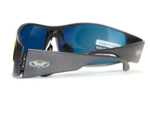 Окуляри захисні Global Vision BAD-ASS-1 GunMetal (G-Tech™ red) дзеркальні червоні в темній металевій оправі Окуляри захисні Global Vision BAD-ASS-1 GunMetal (G-Tech™ red) дзеркальні червоні в темній металевій оправі