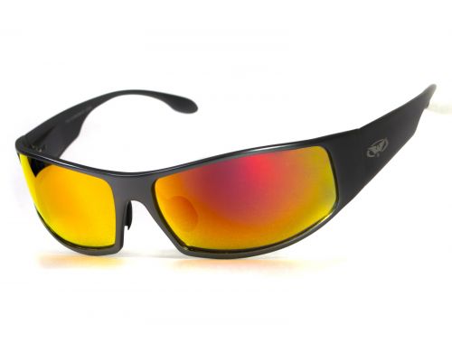 Окуляри захисні Global Vision BAD-ASS-1 GunMetal (G-Tech™ red) дзеркальні червоні в темній металевій оправі Окуляри захисні Global Vision BAD-ASS-1 GunMetal (G-Tech™ red) дзеркальні червоні в темній металевій оправі