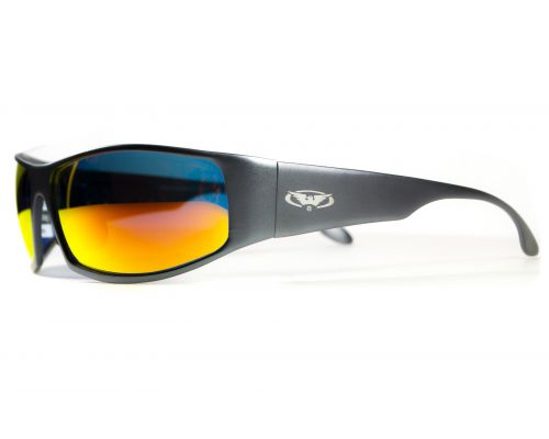 Окуляри захисні Global Vision BAD-ASS-1 GunMetal (G-Tech™ red) дзеркальні червоні в темній металевій оправі Окуляри захисні Global Vision BAD-ASS-1 GunMetal (G-Tech™ red) дзеркальні червоні в темній металевій оправі