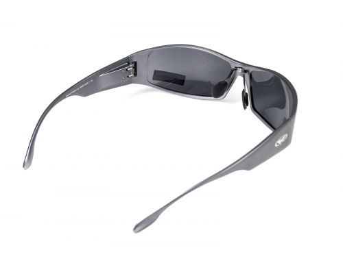 Окуляри захисні Global Vision BAD-ASS-1 GunMetal (gray) сірі в темній металевій оправі Окуляри захисні Global Vision BAD-ASS-1 GunMetal (gray) сірі в темній металевій оправі