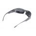 Окуляри захисні Global Vision BAD-ASS-1 GunMetal (gray) сірі в темній металевій оправі