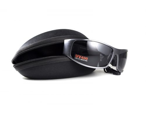 Окуляри захисні Global Vision BAD-ASS-1 GunMetal (gray) сірі в темній металевій оправі Окуляри захисні Global Vision BAD-ASS-1 GunMetal (gray) сірі в темній металевій оправі