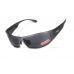 Окуляри захисні Global Vision BAD-ASS-1 GunMetal (gray) сірі в темній металевій оправі