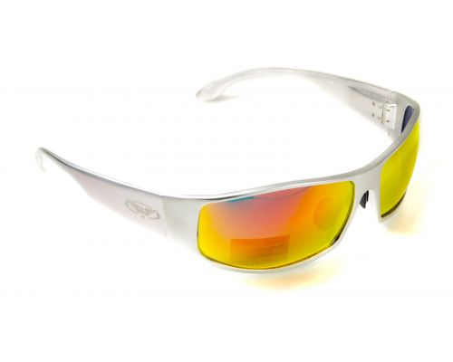 Окуляри захисні Global Vision Bad-Ass-1 Silver (G-Tech™ red) дзеркальні червоні в сріблястій металевій оправі Окуляри захисні Global Vision Bad-Ass-1 Silver (G-Tech™ red) дзеркальні червоні в сріблястій металевій оправі