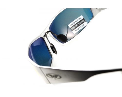 Окуляри захисні Global Vision Bad-Ass-1 Silver (G-Tech™ red) дзеркальні червоні в сріблястій металевій оправі Окуляри захисні Global Vision Bad-Ass-1 Silver (G-Tech™ red) дзеркальні червоні в сріблястій металевій оправі