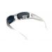 Окуляри захисні Global Vision Bad-Ass-1 Silver (G-Tech™ red) дзеркальні червоні в сріблястій металевій оправі