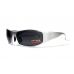 Окуляри захисні Global Vision BAD-ASS-1 Silver (gray) чорні в металевій оправі