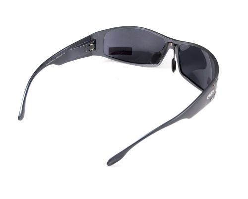 Окуляри захисні Global Vision BAD-ASS-2 GunMetal (gray) чорні в темній металевій оправі Окуляри захисні Global Vision BAD-ASS-2 GunMetal (gray) чорні в темній металевій оправі
