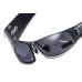 Окуляри захисні Global Vision BAD-ASS-2 GunMetal (gray) чорні в темній металевій оправі