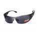 Окуляри захисні Global Vision BAD-ASS-2 GunMetal (gray) чорні в темній металевій оправі