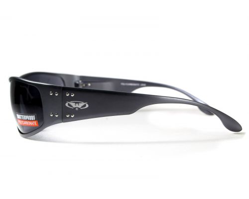 Окуляри захисні Global Vision BAD-ASS-2 GunMetal (gray) чорні в темній металевій оправі Окуляри захисні Global Vision BAD-ASS-2 GunMetal (gray) чорні в темній металевій оправі