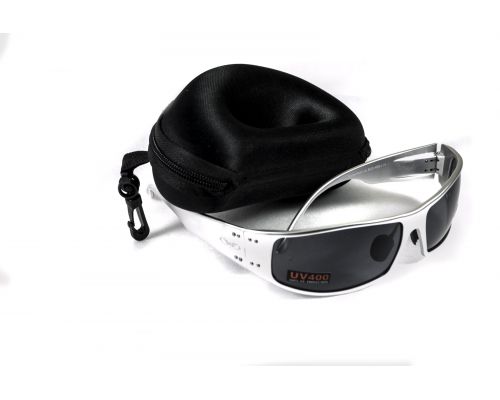 Окуляри захисні Global Vision BAD-ASS-2 Silver (gray) чорні в сріблястій металевій оправі Окуляри захисні Global Vision BAD-ASS-2 Silver (gray) чорні в сріблястій металевій оправі