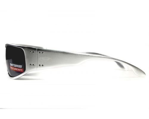 Окуляри захисні Global Vision BAD-ASS-2 Silver (gray) чорні в сріблястій металевій оправі Окуляри захисні Global Vision BAD-ASS-2 Silver (gray) чорні в сріблястій металевій оправі
