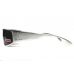 Окуляри захисні Global Vision BAD-ASS-2 Silver (gray) чорні в сріблястій металевій оправі