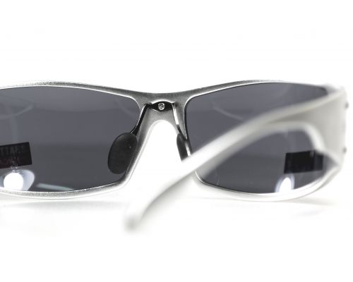 Окуляри захисні Global Vision BAD-ASS-2 Silver (gray) чорні в сріблястій металевій оправі Окуляри захисні Global Vision BAD-ASS-2 Silver (gray) чорні в сріблястій металевій оправі
