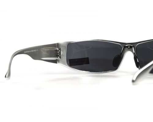 Окуляри захисні Global Vision BAD-ASS-2 Silver (gray) чорні в сріблястій металевій оправі Окуляри захисні Global Vision BAD-ASS-2 Silver (gray) чорні в сріблястій металевій оправі
