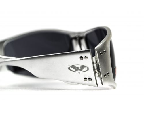 Окуляри захисні Global Vision BAD-ASS-2 Silver (gray) чорні в сріблястій металевій оправі Окуляри захисні Global Vision BAD-ASS-2 Silver (gray) чорні в сріблястій металевій оправі