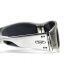 Окуляри захисні Global Vision BAD-ASS-2 Silver (gray) чорні в сріблястій металевій оправі