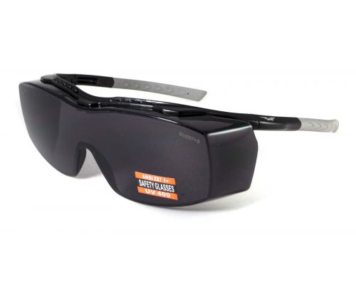 Очки защитные открытые Global Vision Eyesolates (black) серые Очки защитные открытые Global Vision Eyesolates (black) серые