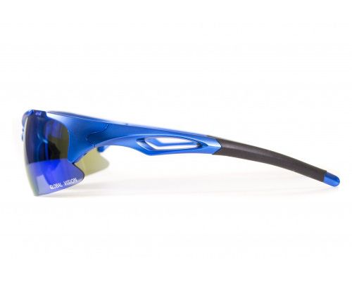 Очки защитные открытые Global Vision Friday (G-Tech™ blue) синие зеркальные Очки защитные открытые Global Vision Friday (G-Tech™ blue) синие зеркальные