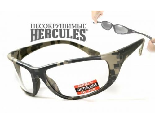 Очки защитные открытые Global Vision Hercules-6 Digital Camo (clear) прозрачные Очки защитные открытые Global Vision Hercules-6 Digital Camo (clear) прозрачные