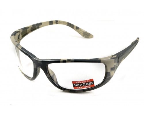 Очки защитные открытые Global Vision Hercules-6 Digital Camo (clear) прозрачные Очки защитные открытые Global Vision Hercules-6 Digital Camo (clear) прозрачные