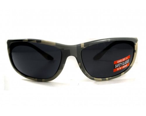 Окуляри захисні Global Vision Hercules-6 Digital Camo (gray) чорні в камуфльованій оправі Окуляри захисні Global Vision Hercules-6 Digital Camo (gray) чорні в камуфльованій оправі