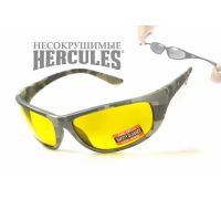 Очки защитные открытые Global Vision Hercules-6 Digital Camo (yellow) желтые
