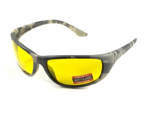 Очки защитные открытые Global Vision Hercules-6 Digital Camo (yellow) желтые Очки защитные открытые Global Vision Hercules-6 Digital Camo (yellow) желтые