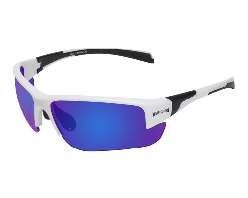 Очки защитные открытые Global Vision Hercules-7 White (G-Tech™ blue) синие зеркальные Очки защитные открытые Global Vision Hercules-7 White (G-Tech™ blue) синие зеркальные