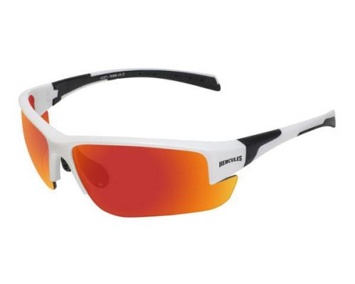 Окуляри захисні Global Vision Hercules-7 White (G-Tech red) дзеркальні червоні в білій оправі Окуляри захисні Global Vision Hercules-7 White (G-Tech red) дзеркальні червоні в білій оправі