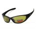 Очки защитные открытые Global Vision Hole-in-One HD (green) зелений