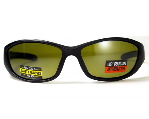 Очки защитные открытые Global Vision Hole-in-One HD (green) зелений Очки защитные открытые Global Vision Hole-in-One HD (green) зелений