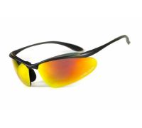 Очки защитные открытые Global Vision HollyWood (G-Tech™ red) красные зеркальные