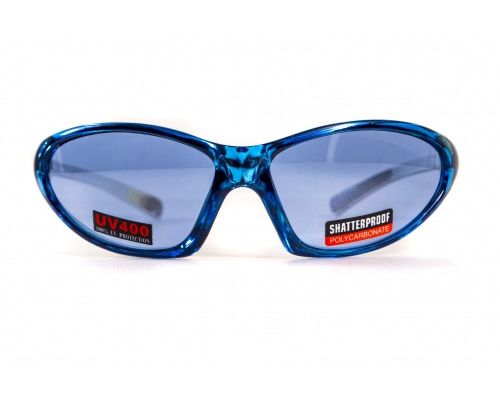 Очки защитные открытые Global Vision Lisa (infinity blue) голубые Очки защитные открытые Global Vision Lisa (infinity blue) голубые