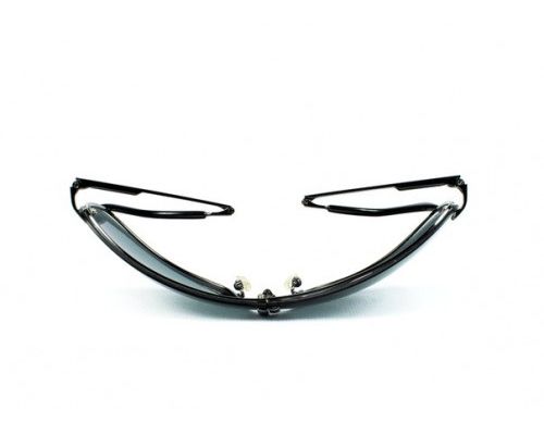 Окуляри захисні Global Vision Transformer (smoke) чорні в металевій оправі Окуляри захисні Global Vision Transformer (smoke) чорні в металевій оправі