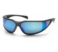 Очки защитные открытые Pyramex Exeter (ice blue mirror) Anti-Fog, синие зеркальные