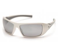 Очки защитные открытые Pyramex Goliath White (silver mirror) зеркальные серые