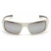 Очки защитные открытые Pyramex Goliath White (silver mirror) зеркальные серые
