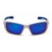 Очки защитные открытые Pyramex Velar White (ice blue mirror) синие зеркальные